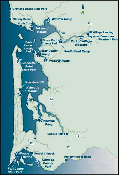 Willapa Bay Trail Map