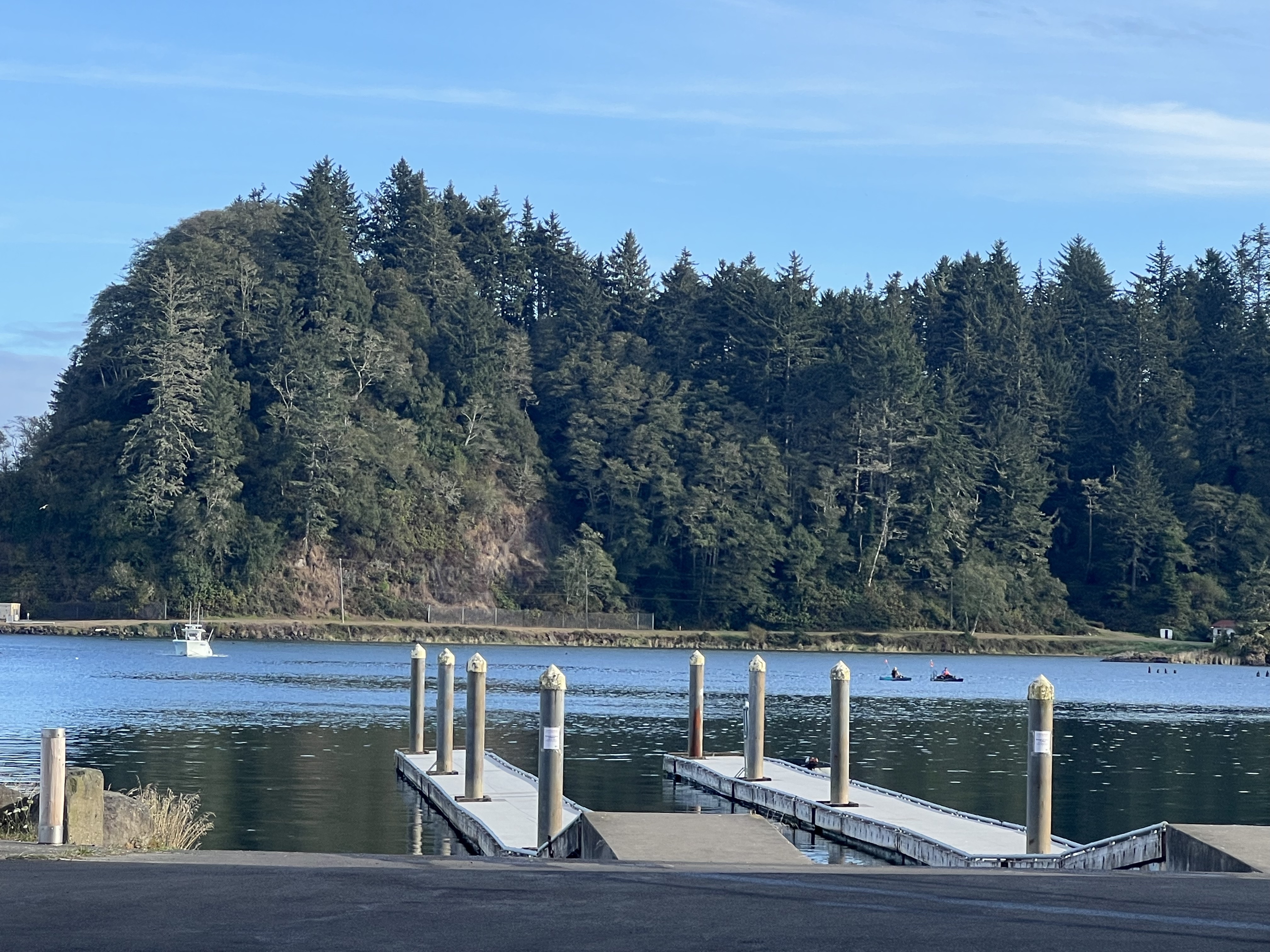 Site 8 Boat ramp at Cape Disappointment State Park
